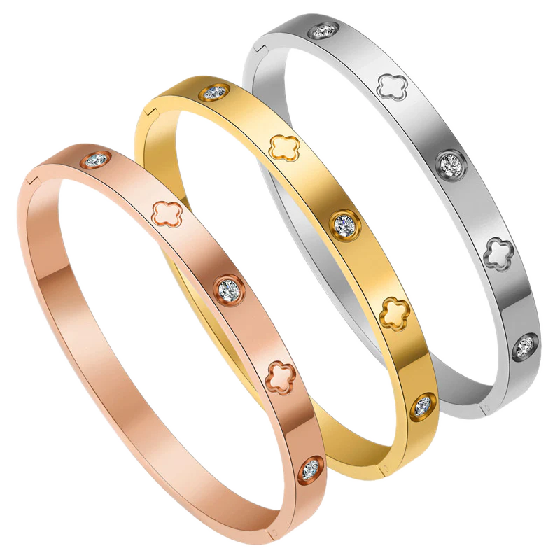 18k goldener Glücks Armband